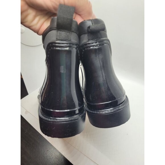Easy Spirit Martha Stewart Womens Black Ankle Rain Boots 10M Snow garden comfort - Picture 7 of 7